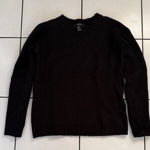 Women’s Black Crew Neck Sweater